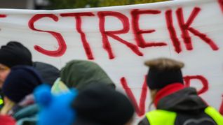 Wie hier in Magdeburg soll es in der kommenden Woche noch einmal viele Warnstreiks geben. (Archivbild)